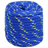 Vidaxl bådreb 18 mm 25 m polypropylen blå