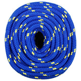 Vidaxl bådreb 18 mm 25 m polypropylen blå