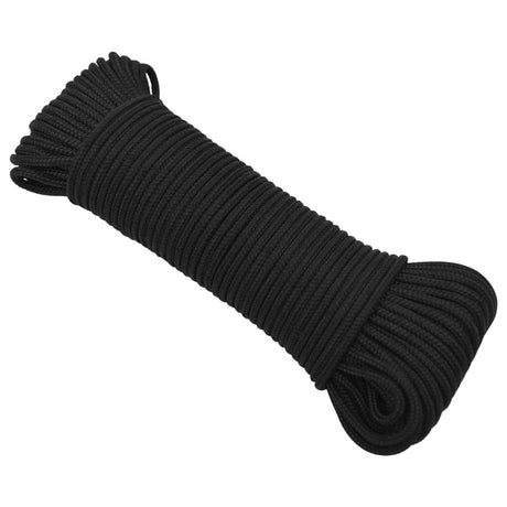 Vidaxl Boat Rope 4 mm 250 m polypropylen sort