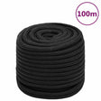 Vidaxl bådreb 16 mm 100 m polypropylen sort