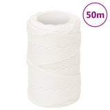 Vidaxl Boat Rope 2 mm 50 m polypropylen fuld hvid