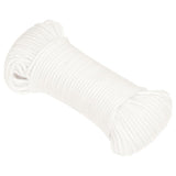 Vidaxl Boat Rope 5 mm 500 m polypropylen fuld hvid