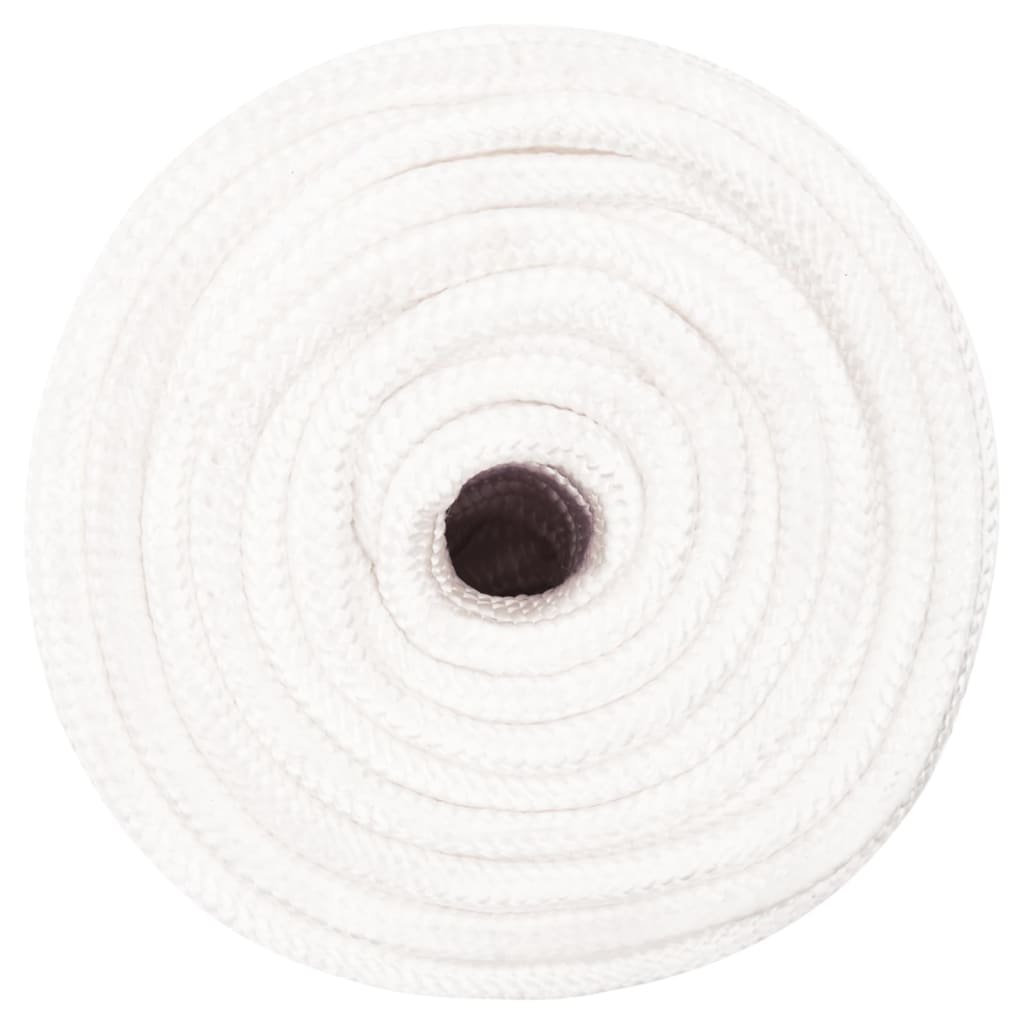 Vidaxl Boat Rope 12 mm 25 m Polypropylen Fast hvid