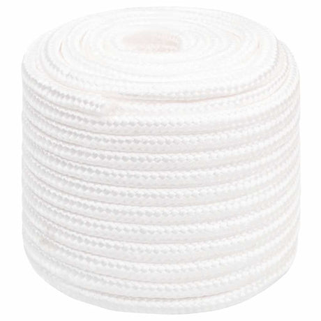 Vidaxl Boat Rope 16 mm 100 m polypropylen fast hvid