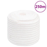 Vidaxl Boat Rope 16 mm 250 m polypropylen fuld hvid