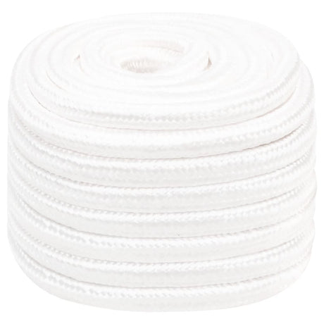 Vidaxl Boat Rope 20 mm 50 m Polypropylen Fast hvid