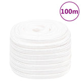 Vidaxl Boat Rope 20 mm 100 m polypropylen Fast hvid