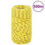 Vidaxl bådreb 2 mm 500 m polypropylen gul