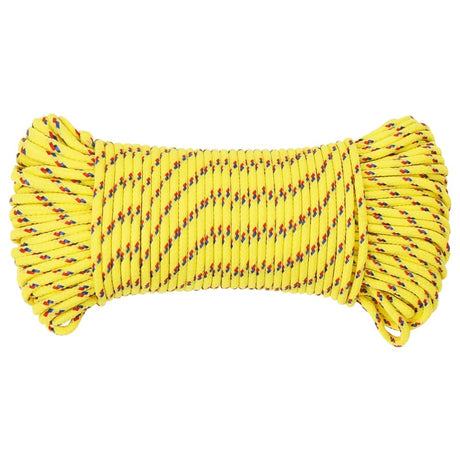 Vidaxl Boat Rope 4 mm 500 m polypropylen gul