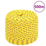 Vidaxl Boat Rope 10 mm 500 m polypropylen gul