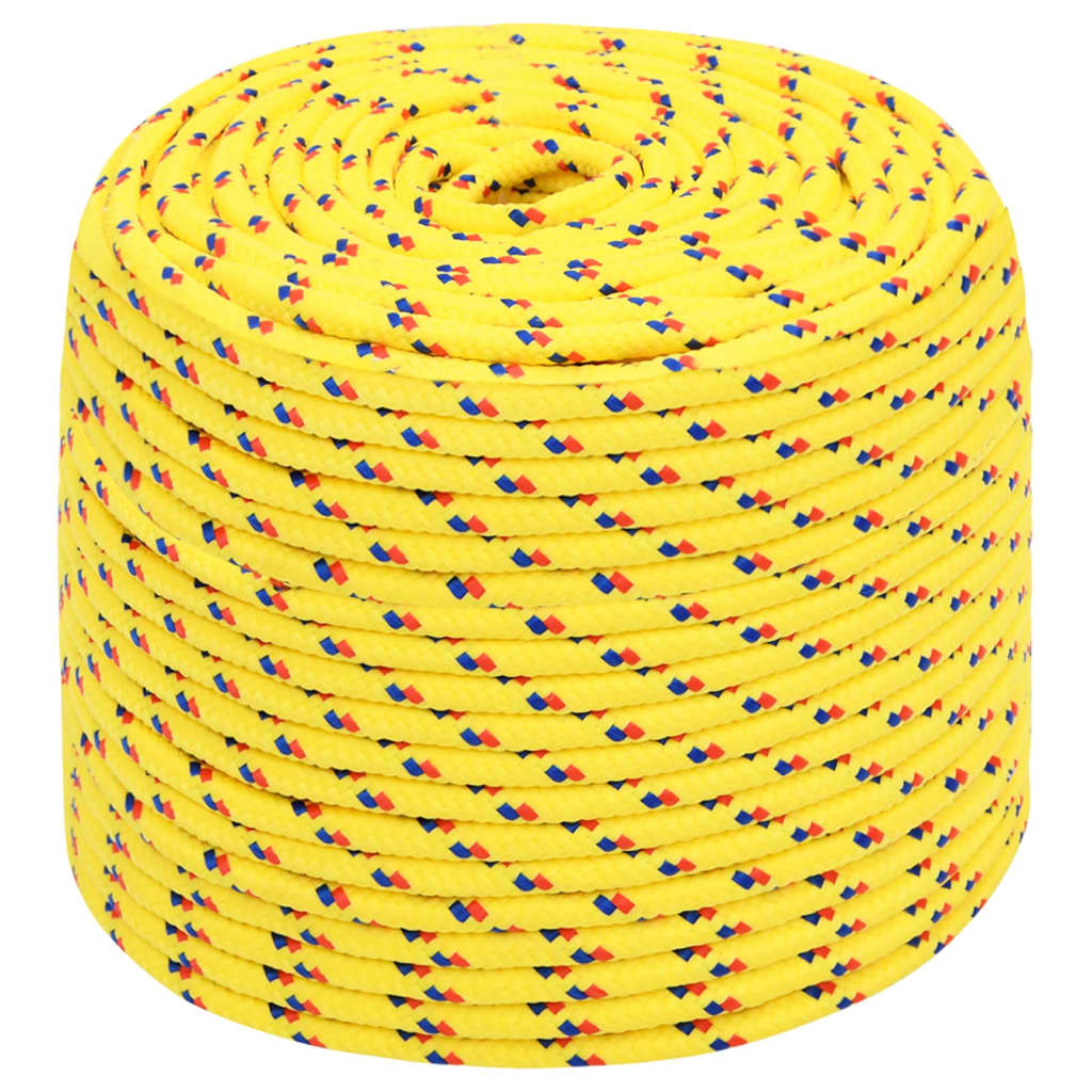 Vidaxl Boat Rope 10 mm 500 m polypropylen gul