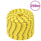 Vidaxl Boat Rope 12 mm 250 m polypropylen gul
