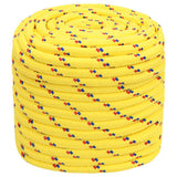 Vidaxxl bådtov 16 mm 25 m polypropylen gul