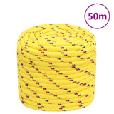 Vidaxl bådreb 16 mm 50 m polypropylen gul