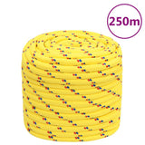 Vidaxl Boat Rope 16 mm 250 m polypropylen gul