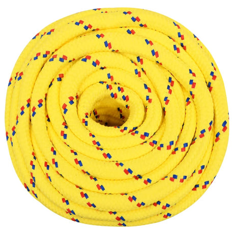Vidaxxl bådreb 18 mm 25 m polypropylen gul