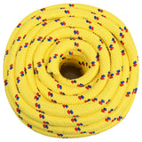 Vidaxl bådreb 20 mm 100 m polypropylen gul