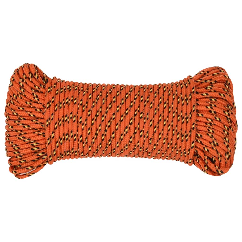 Vidaxl Boat Rope 4 mm 50 m polypropylen orange