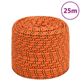 Vidaxl bådreb 8 mm 25 m polypropylen orange
