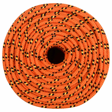 Vidaxxl bådreb 10 mm 100 m polypropylen orange