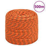 Vidaxl bådreb 10 mm 500 m polypropylen orange