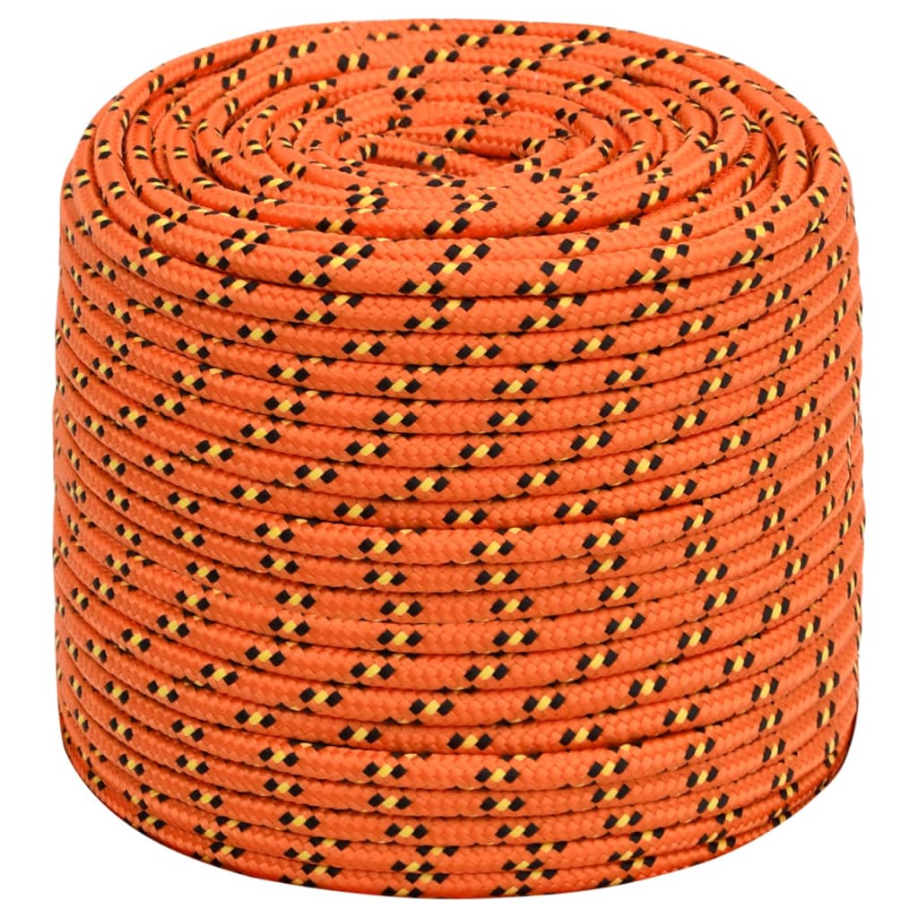 Vidaxl bådreb 10 mm 500 m polypropylen orange