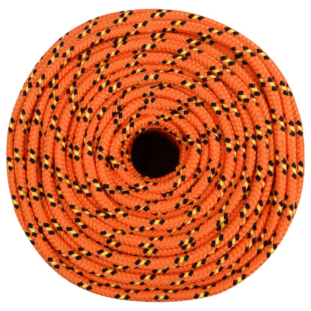 Vidaxl bådreb 10 mm 500 m polypropylen orange