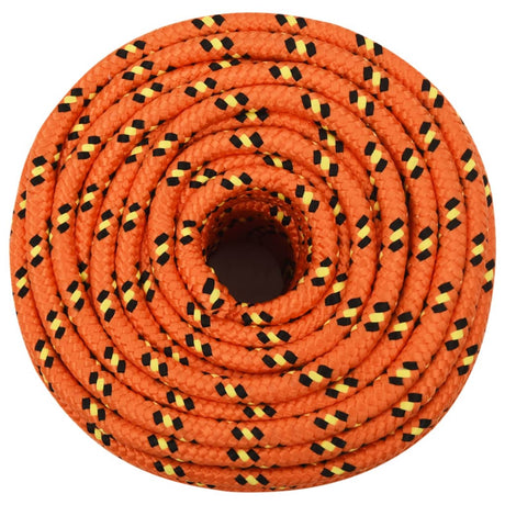 Vidaxxl bådreb 12 mm 50 m polypropylen orange