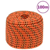 Vidaxl Boat Rope 14 mm 100 m polypropylen orange