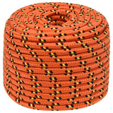 Vidaxl Boat Rope 14 mm 250 m polypropylen orange