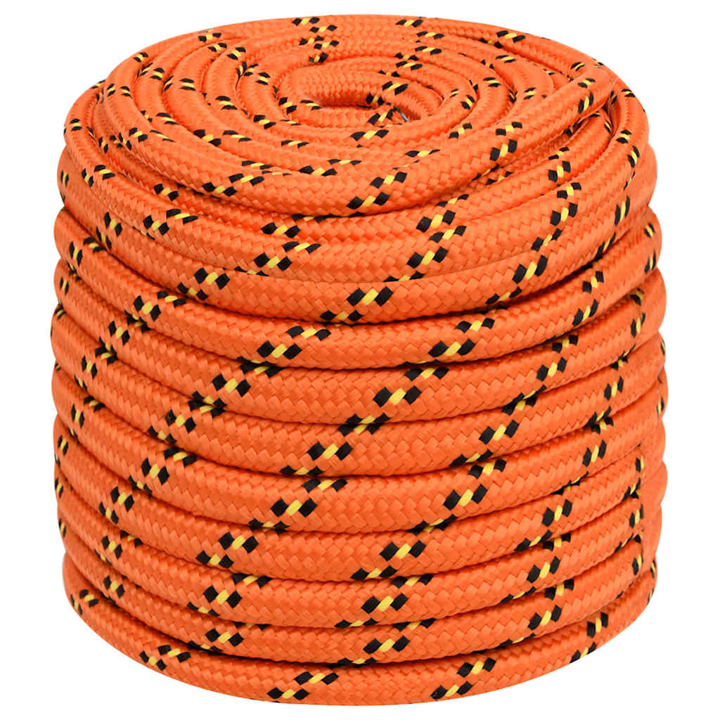 Vidaxxl Boat Rope 16 mm 50 m polypropylen orange