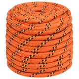 Vidaxxl Boat Rope 16 mm 50 m polypropylen orange