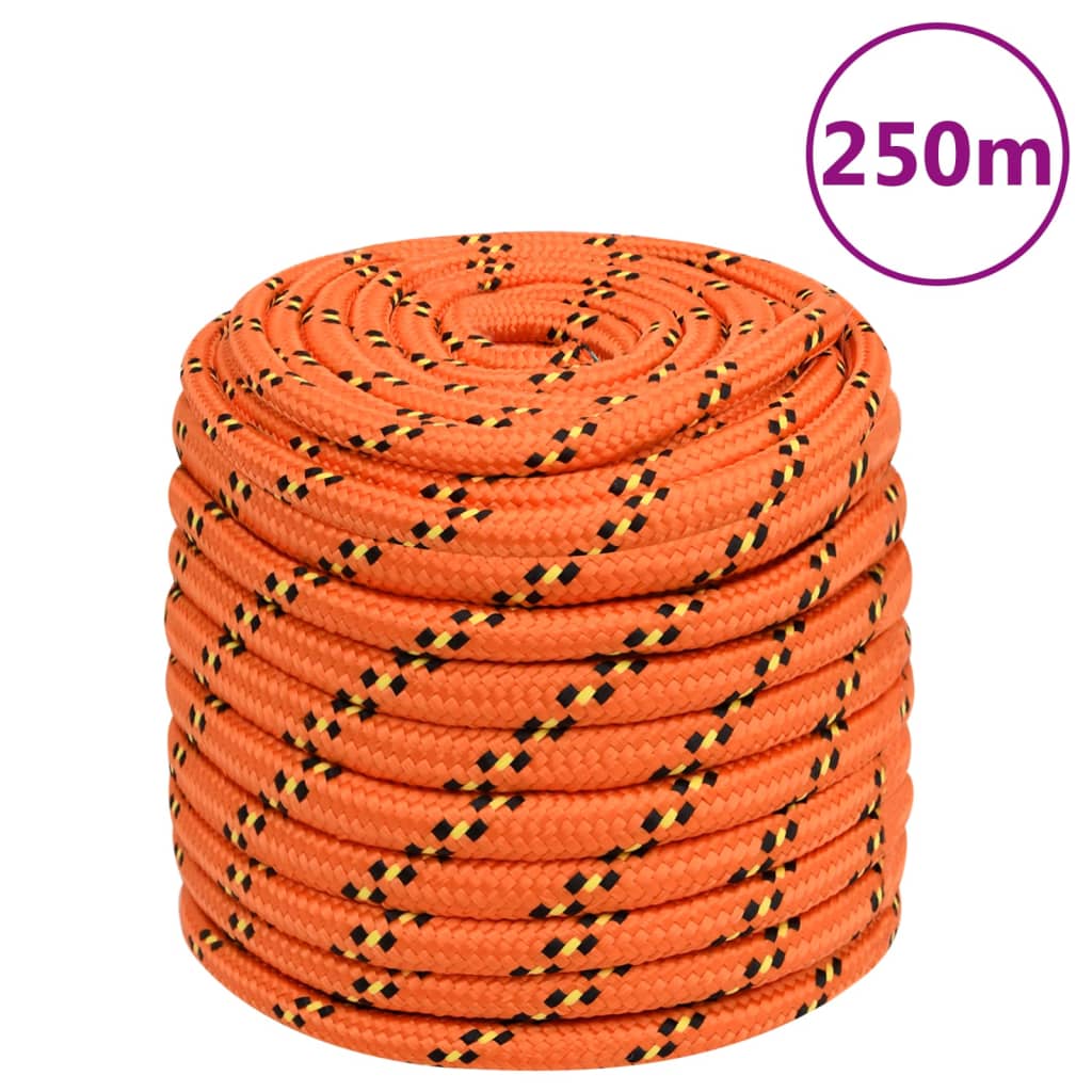 Vidaxl Boat Rope 16 mm 250 m polypropylen orange