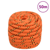 Vidaxxl bådreb 20 mm 50 m polypropylen orange