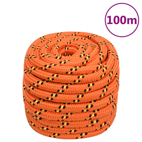 VidaXL bådreb 20 mm 100 m polypropylen orange