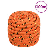 VidaXL bådreb 20 mm 100 m polypropylen orange