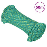 Vidaxl Boat Rope 5 mm 50 m polypropylengrøn