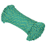 Vidaxxl Boat Rope 5 mm 250 m polypropylengrøn