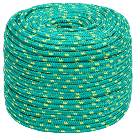 Vidaxl bådreb 8 mm 25 m polypropylen grøn