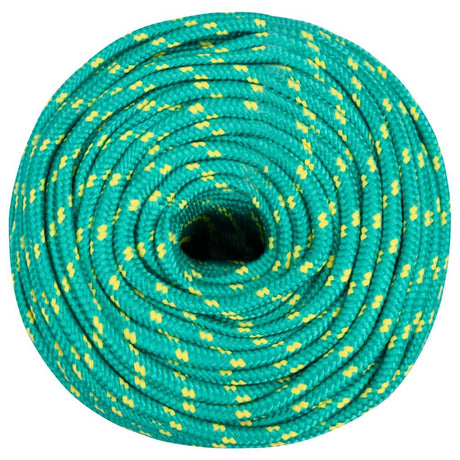 Vidaxxl bådreb 10 mm 50 m polypropylen grøn