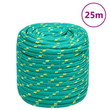 Vidaxxl bådreb 18 mm 25 m polypropylen grøn