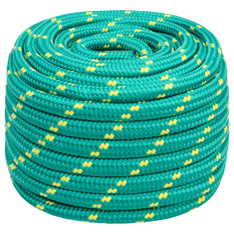 Vidaxxl bådreb 20 mm 50 m polypropylen grøn