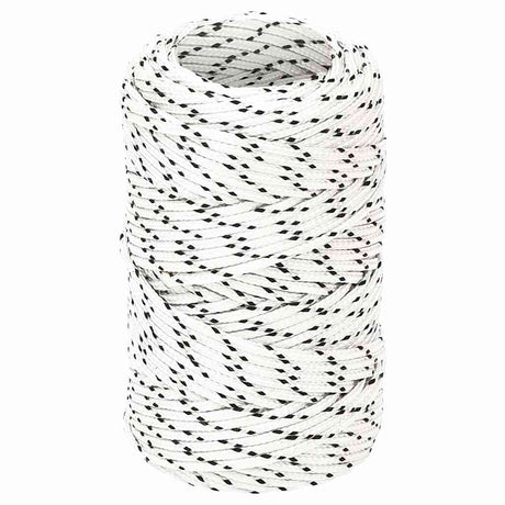 Vidaxl Boat Rope flettet 2 mmx50 m polyester hvid