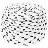 Vidaxl Boat Rope flettet 6 mmx25 m polyester hvid