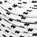 Vidaxl Boat Rope flettet 6 mmx25 m polyester hvid