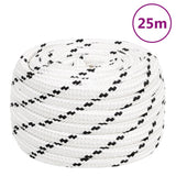 Vidaxx arbejdstov 20 mm 25 m polyester hvid