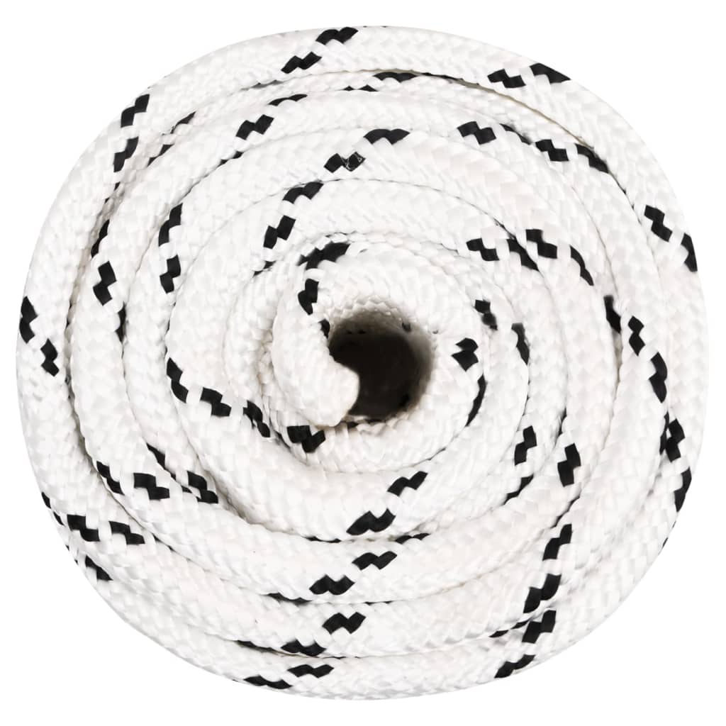 Vidaxx bådreb flettet 20 mmx100 m polyester hvid