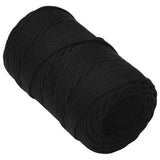 Vidaxx arbejdstov 2 mm 50 m polyester sort