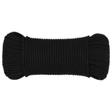 Vidaxx arbejdstov 3 mm 500 m polyester sort
