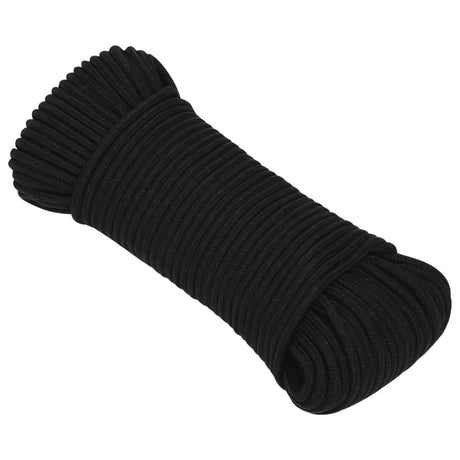 Vidaxx arbejdstov 4 mm 500 m polyester sort